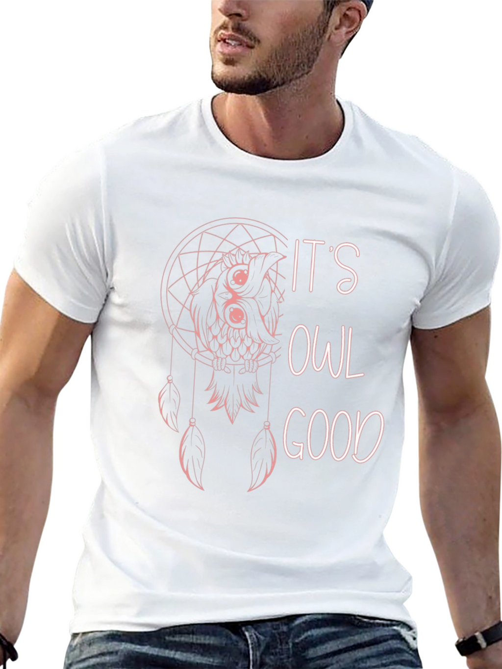 Its Owl Good Black Graphic Tee