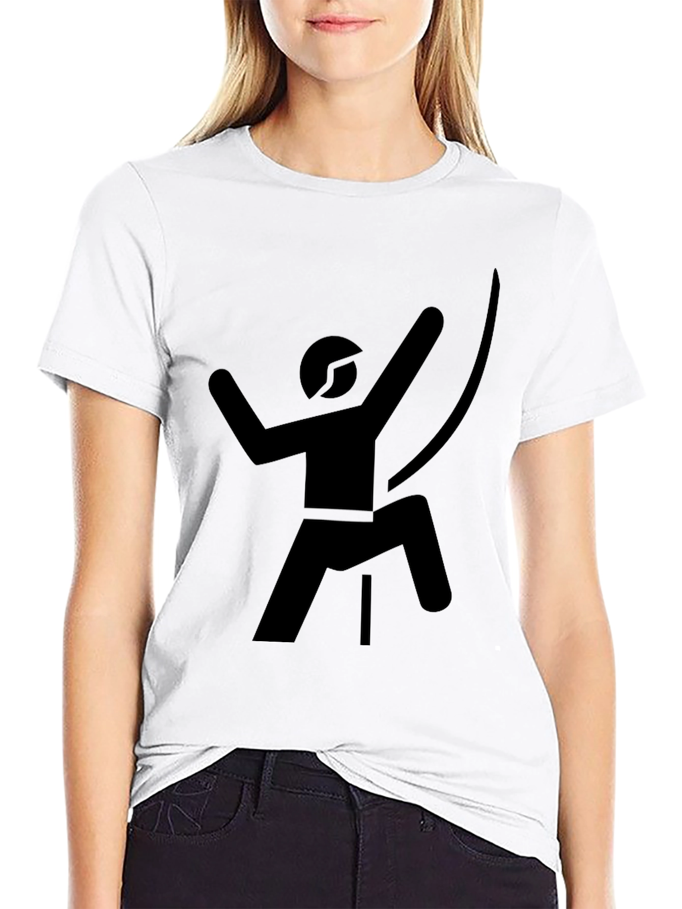 Climbing Silhouette Tee - Black