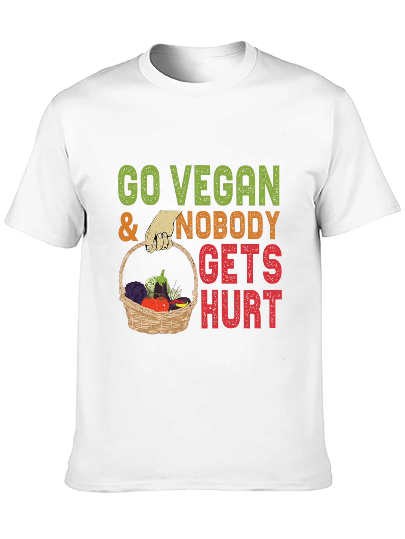 Go Vegan Nobody Gets Hurt T-Shirt