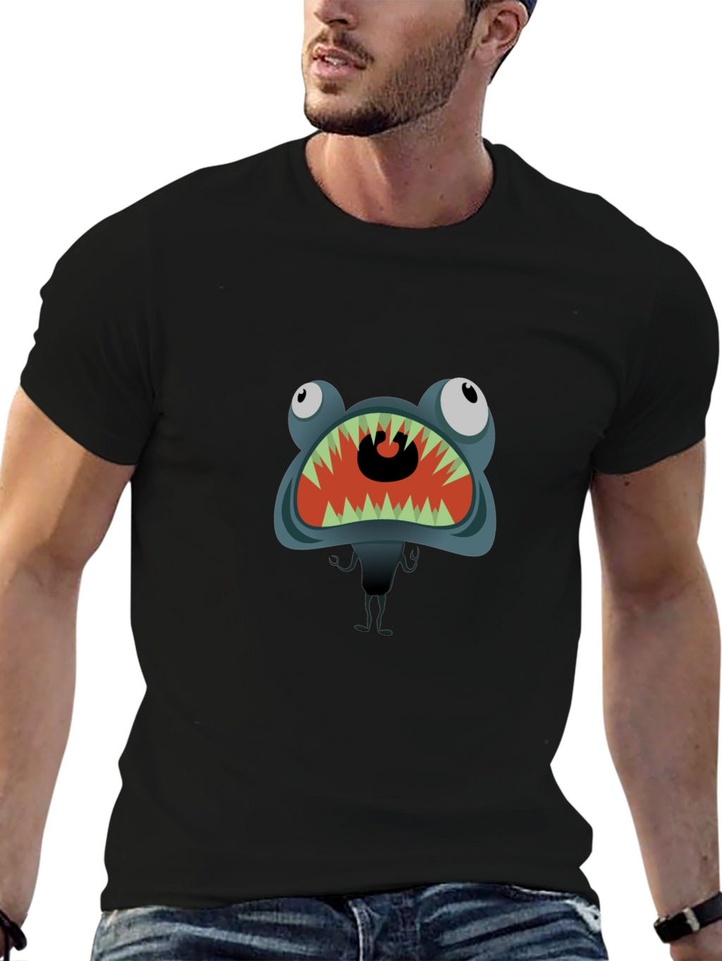 Monster Graphic T-Shirt - Fun & Unique Design