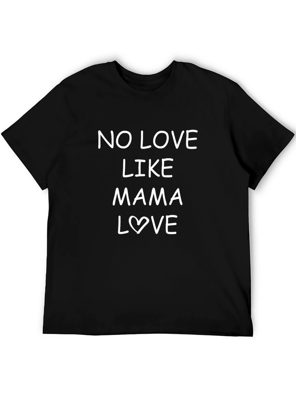 Mama Love Graphic Tee - Black Cotton T-Shirt