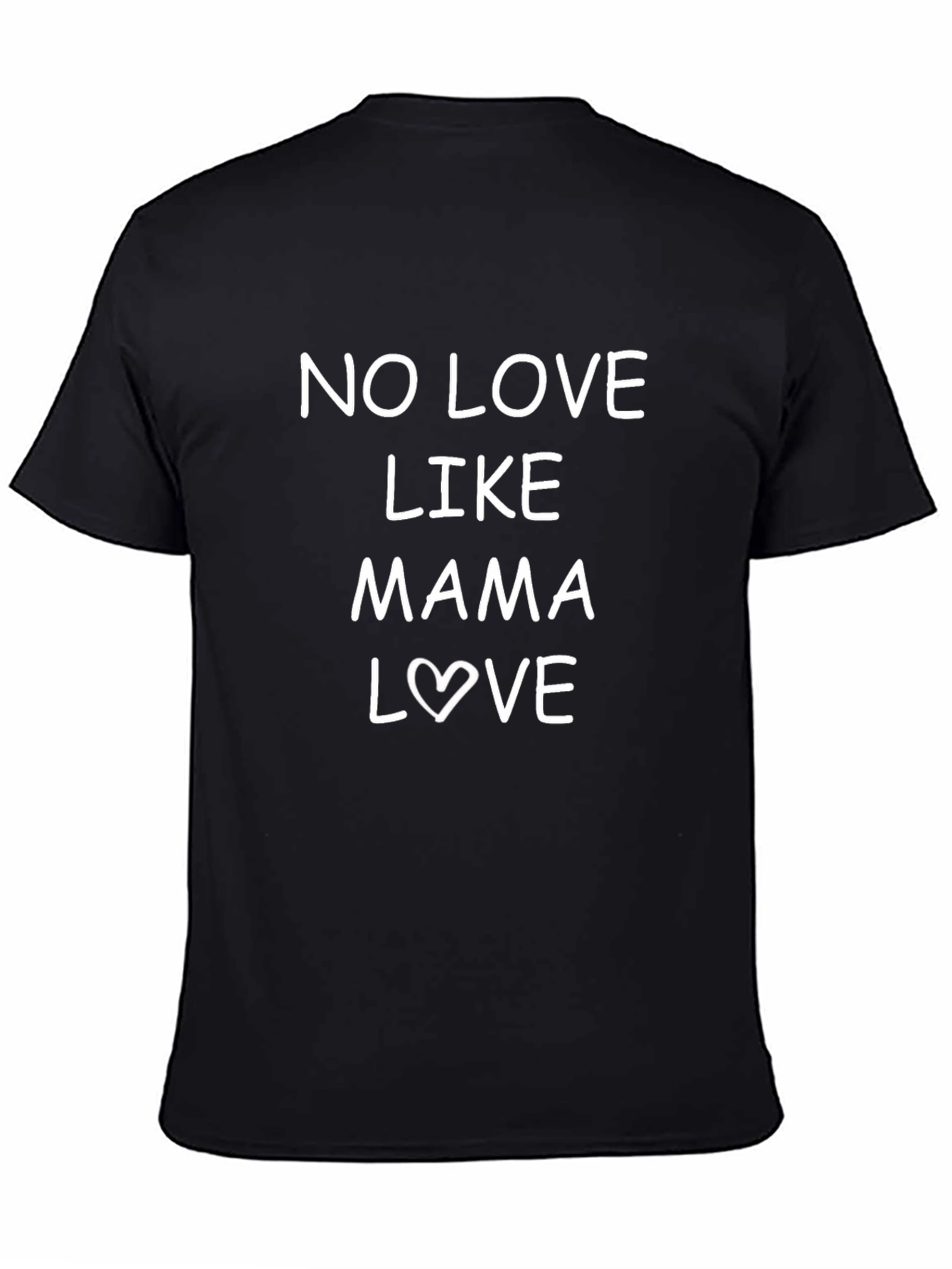 Mama Love Graphic Tee - Black Cotton T-Shirt