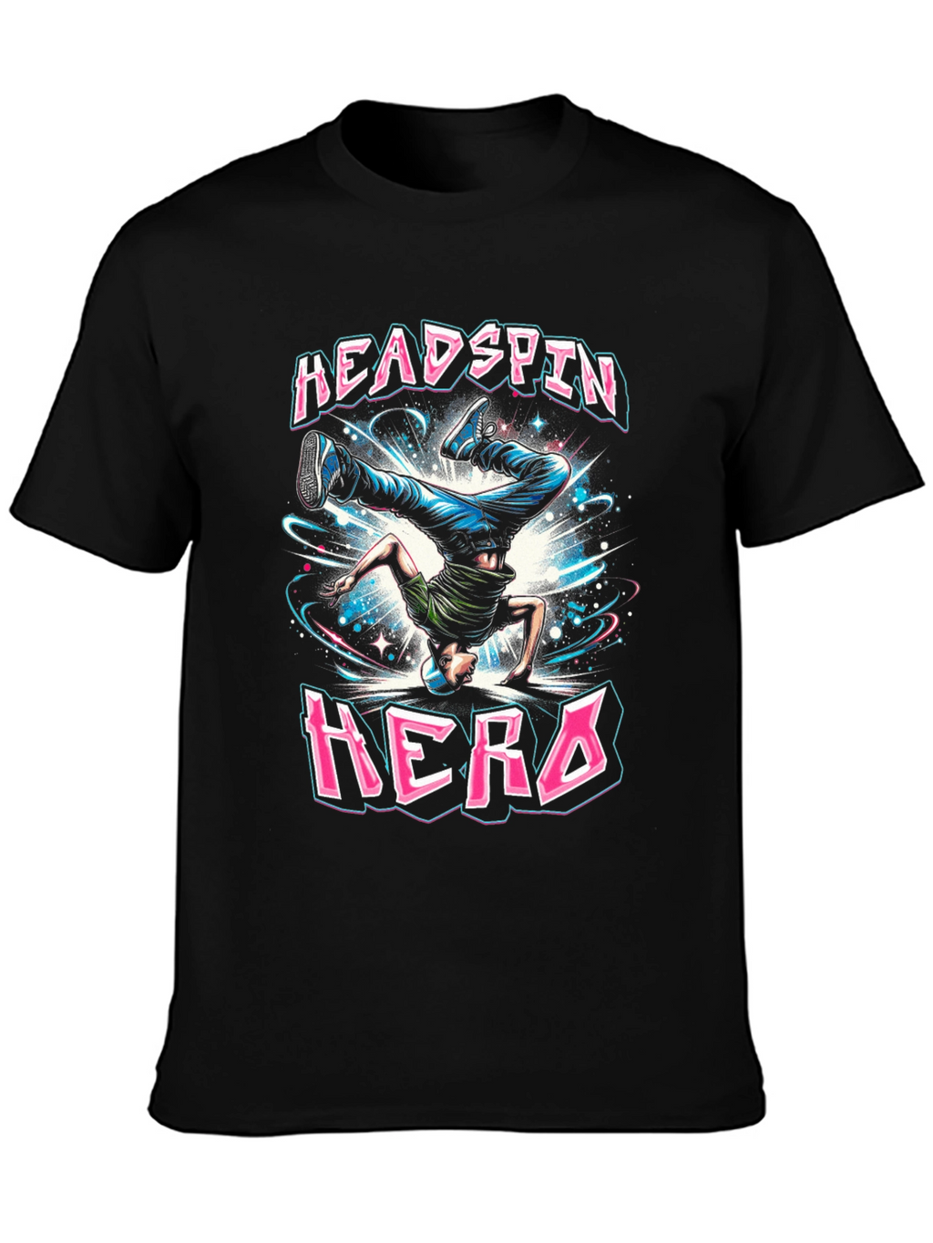 Headspin Hero Graphic Tee - Breakdance Style