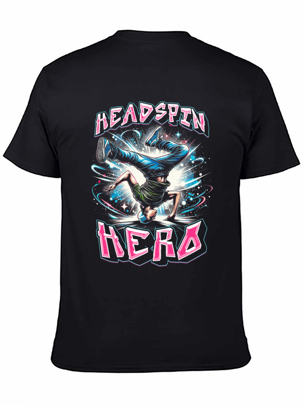 Headspin Hero Graphic Tee - Breakdance Style