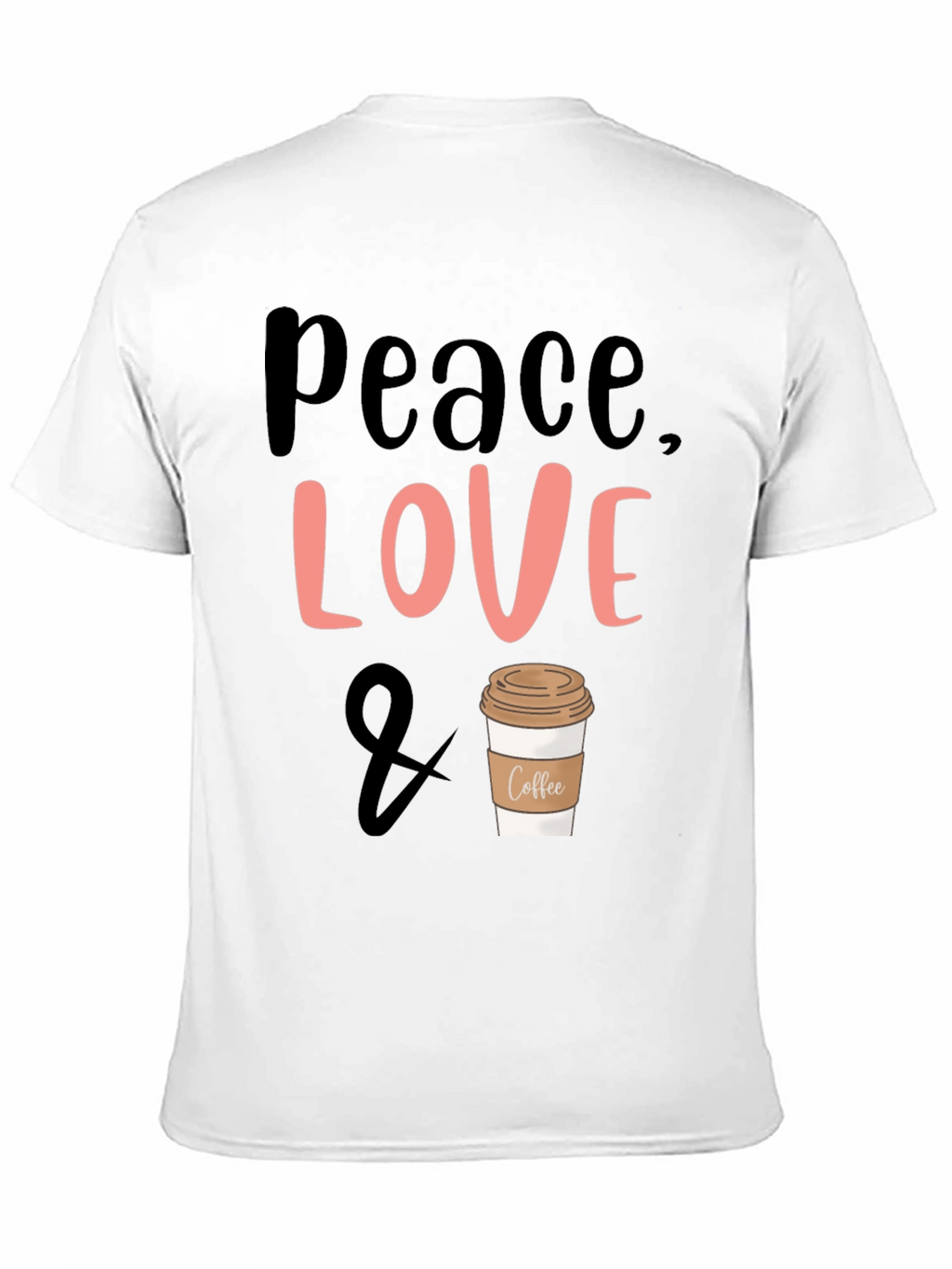 Peace Love & Coffee Graphic Tee