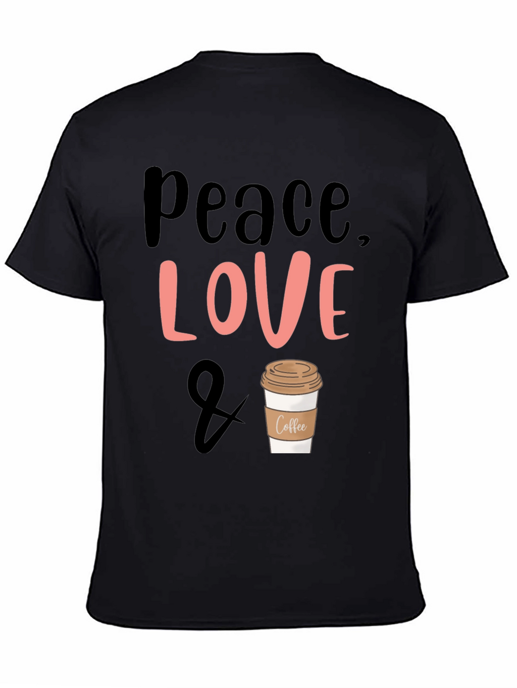 Peace Love & Coffee Graphic Tee