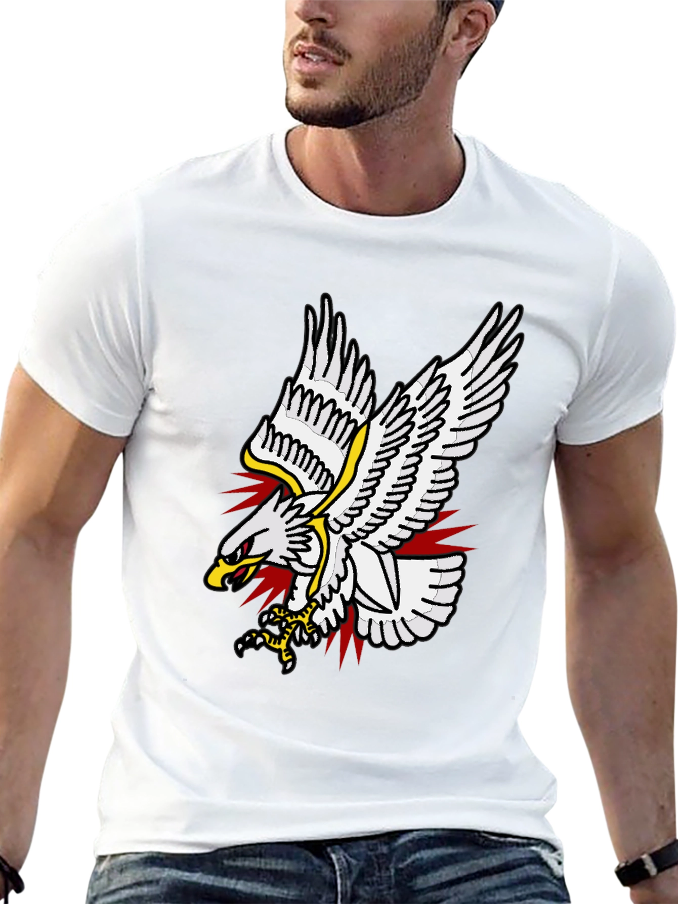 Eagle Graphic Tee - Bold Patriotic Design