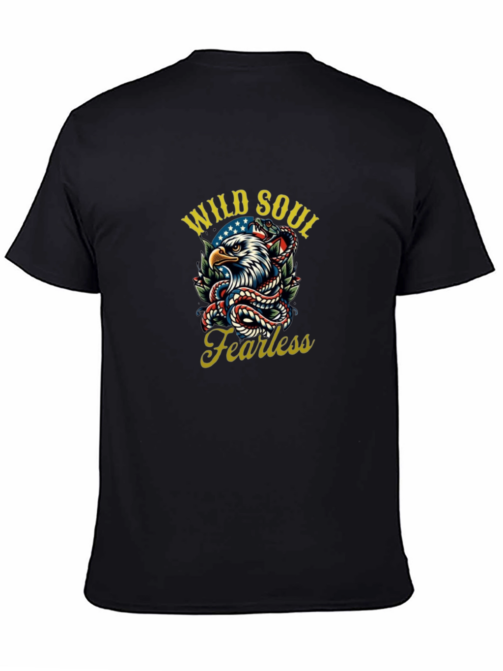 Wild Soul Fearless Eagle Snake Graphic Tee