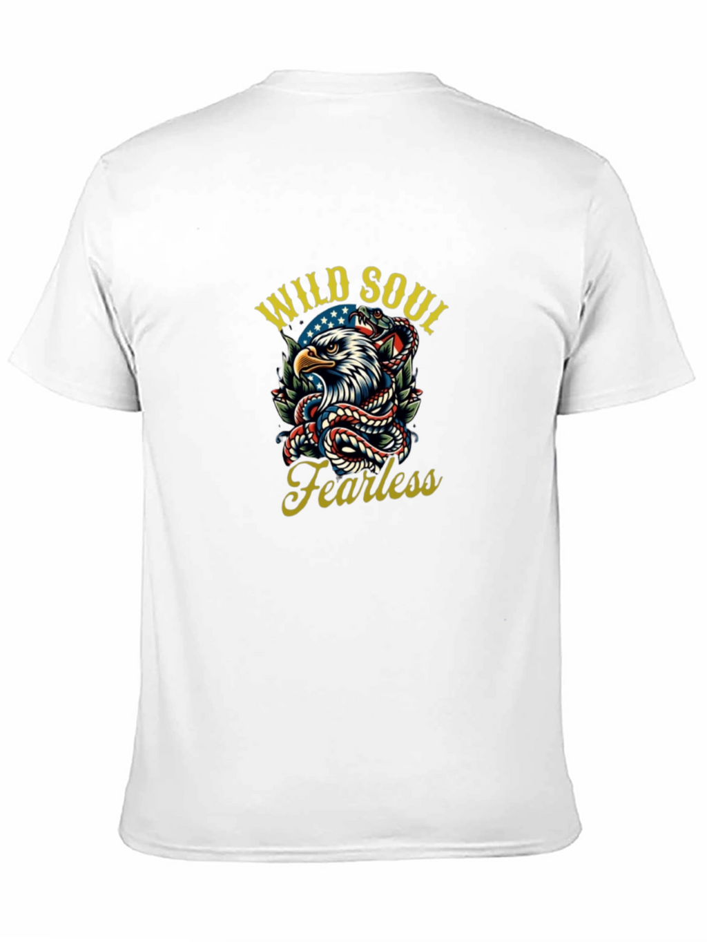 Wild Soul Fearless Eagle Snake Graphic Tee