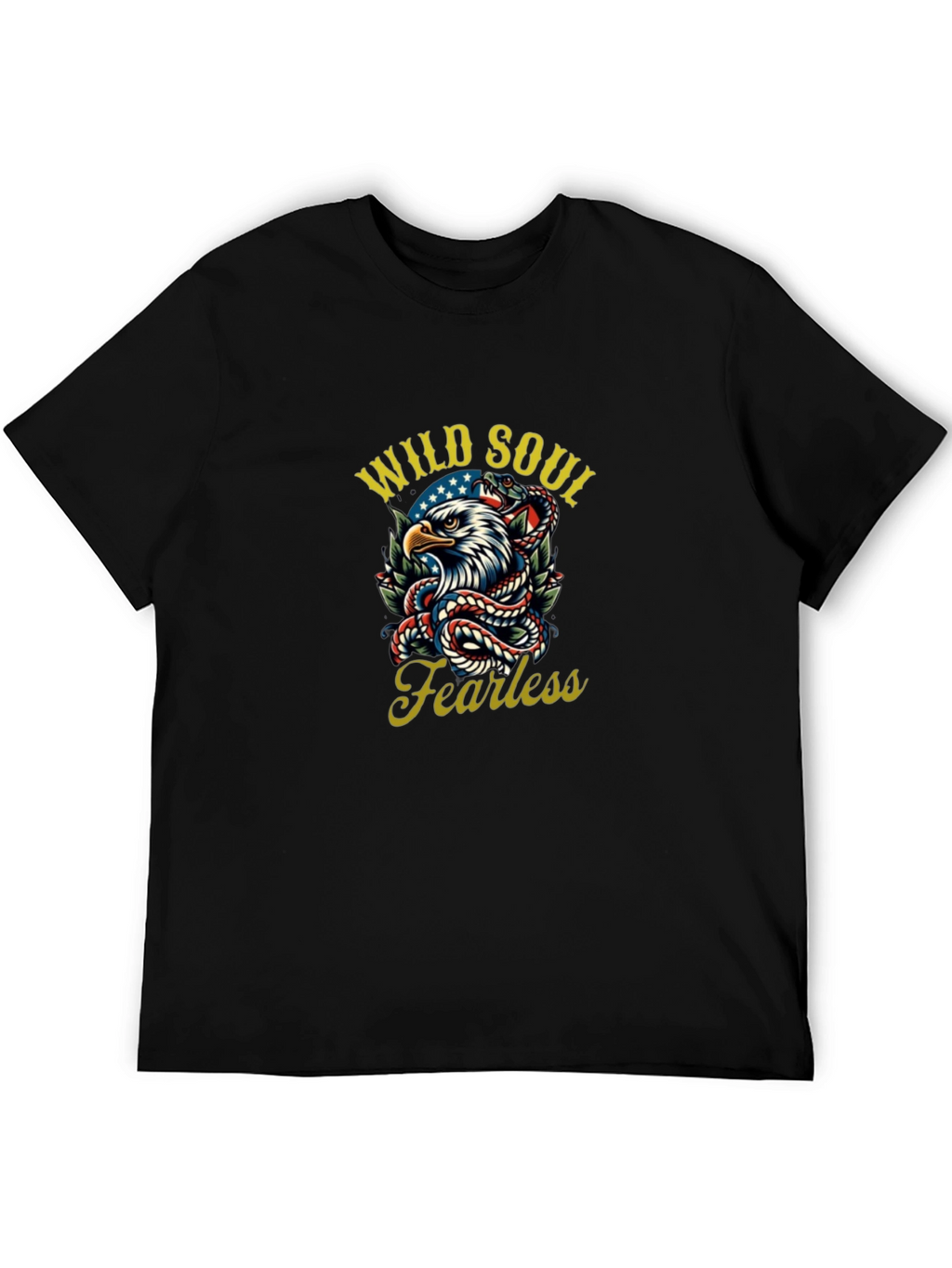 Wild Soul Fearless Eagle Snake Graphic Tee