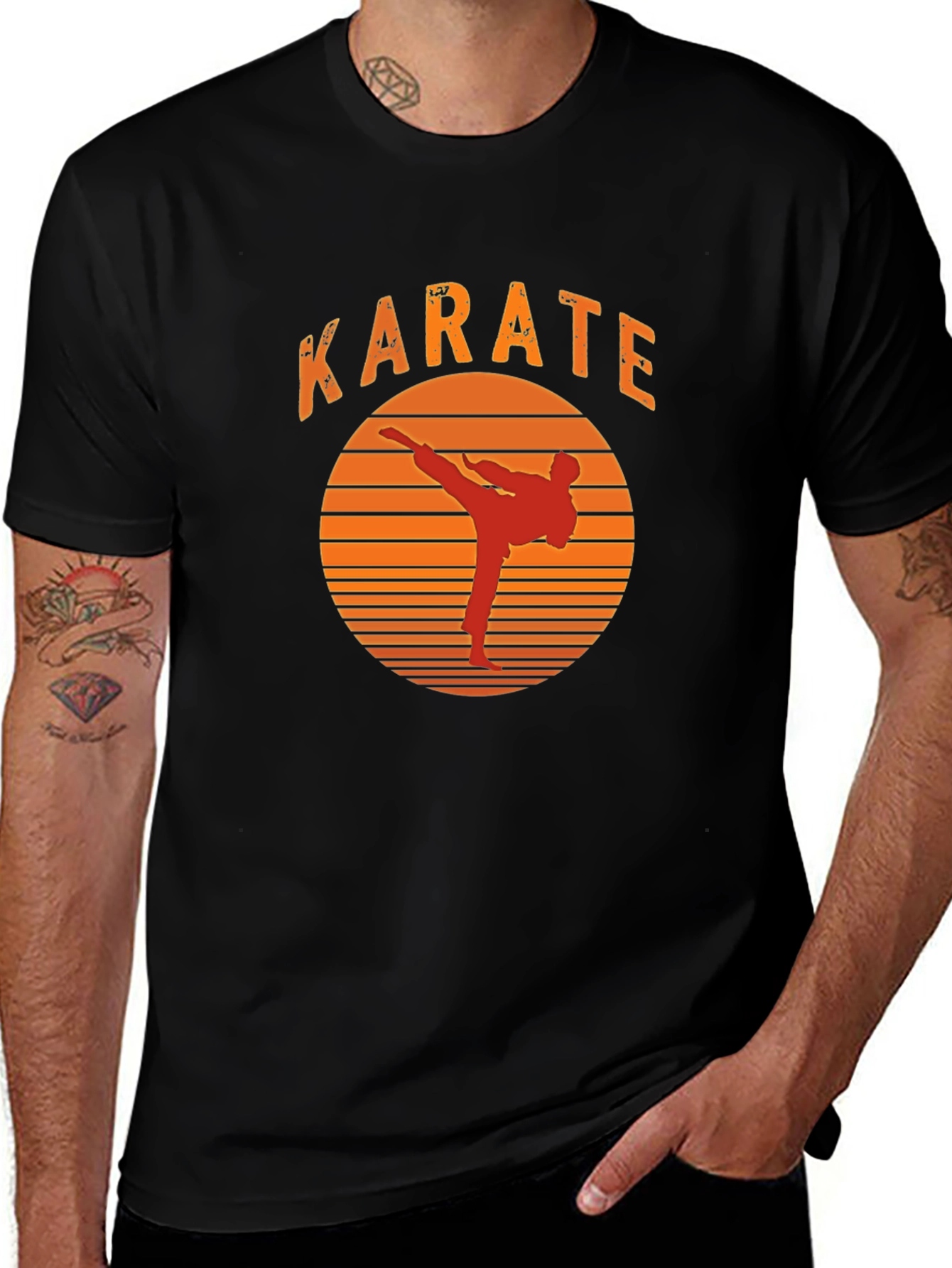 Karate Silhouette T-Shirt - Martial Arts Tee