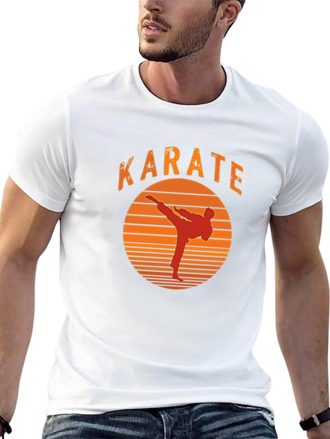 Karate Silhouette T-Shirt - Martial Arts Tee