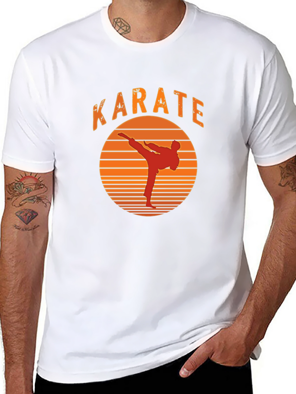Karate Silhouette T-Shirt - Martial Arts Tee