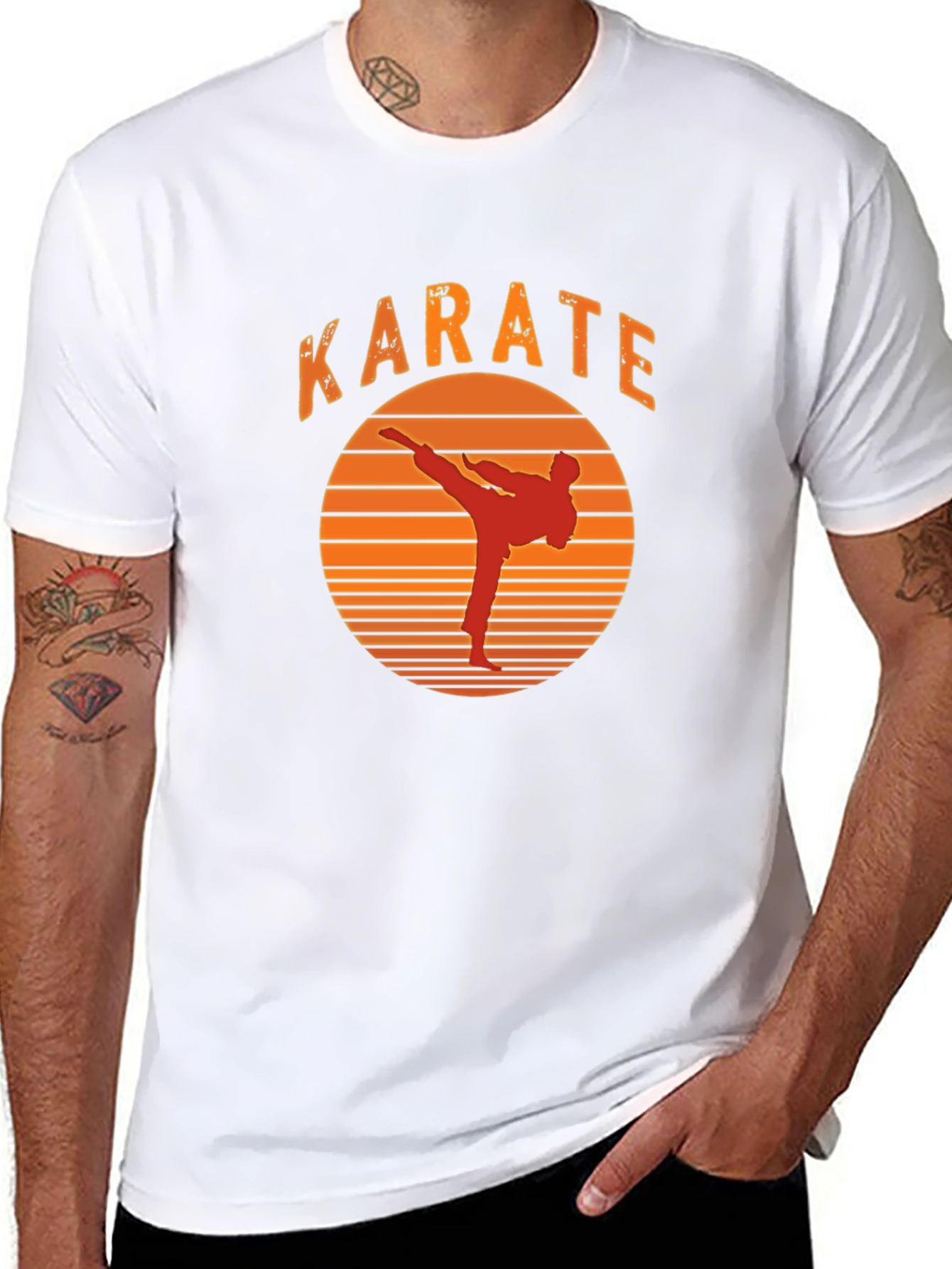 Karate Silhouette T-Shirt - Martial Arts Tee
