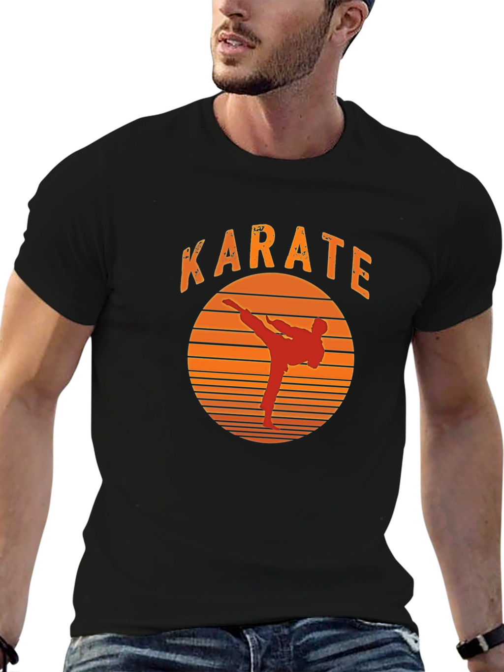 Karate Silhouette T-Shirt - Martial Arts Tee