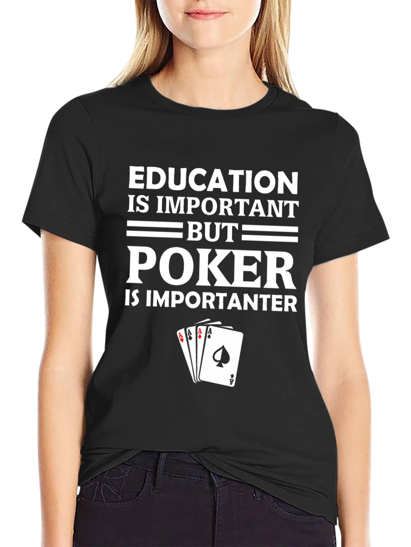 Poker Player Graphic T-Shirt