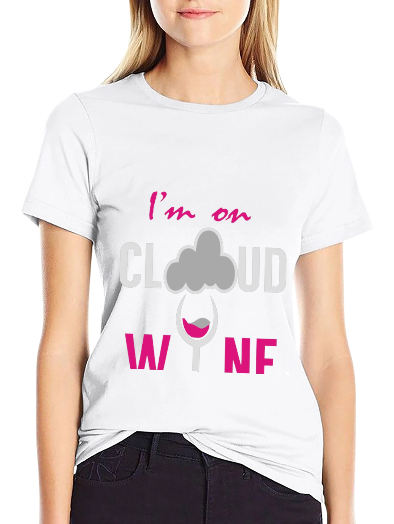 Im on Cloud Wine Graphic T-Shirt