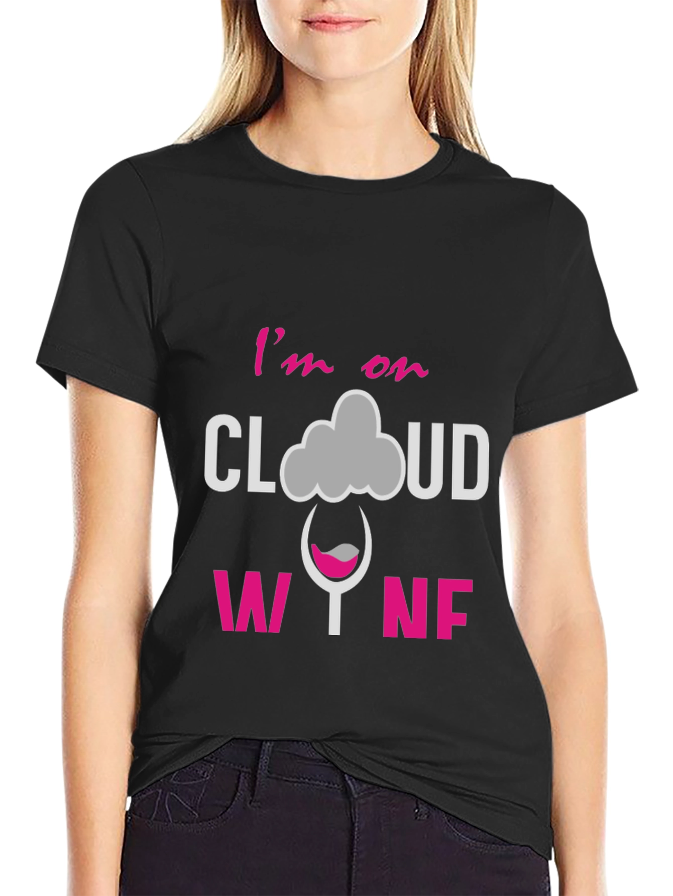 Im on Cloud Wine Graphic T-Shirt