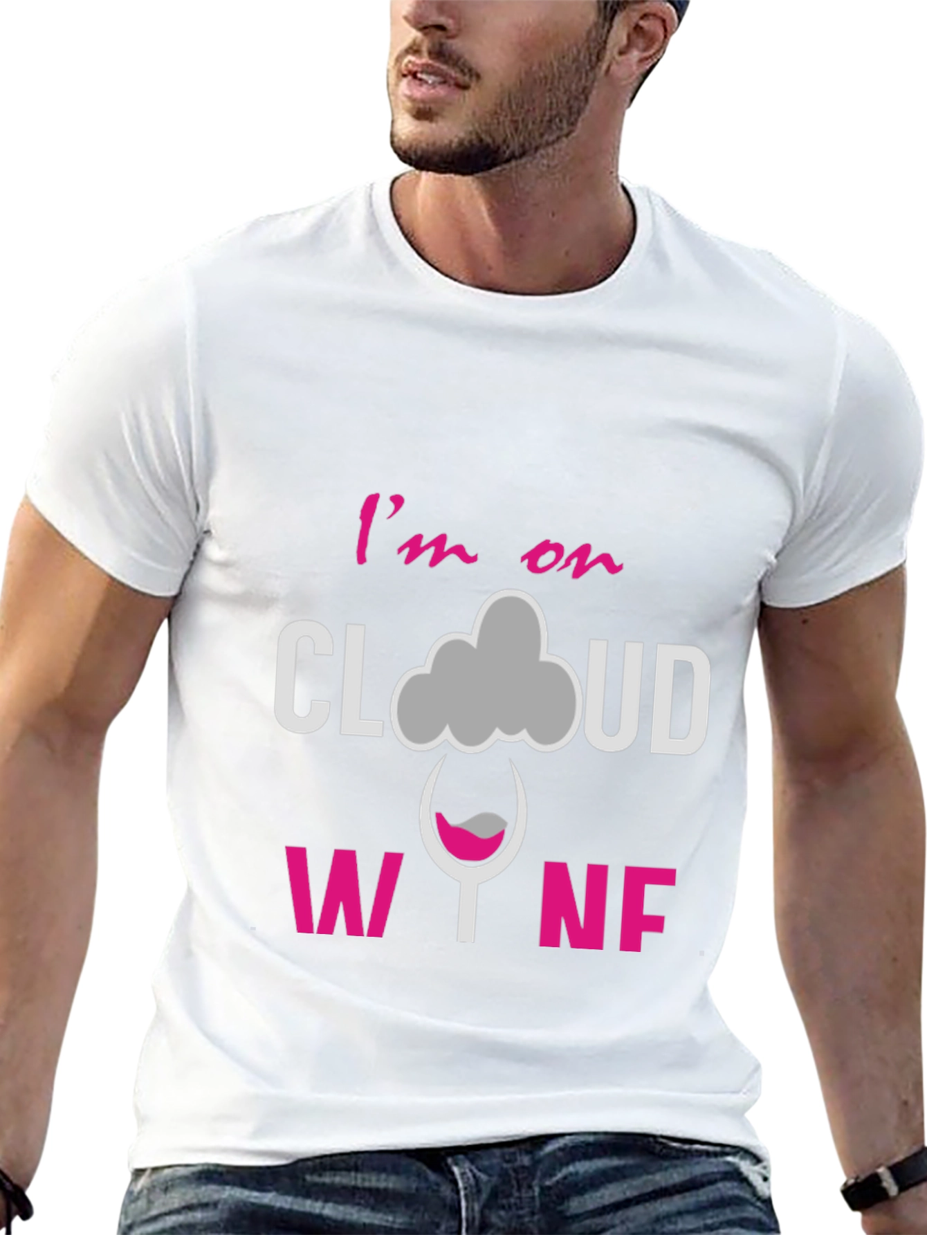 Im on Cloud Wine Graphic T-Shirt