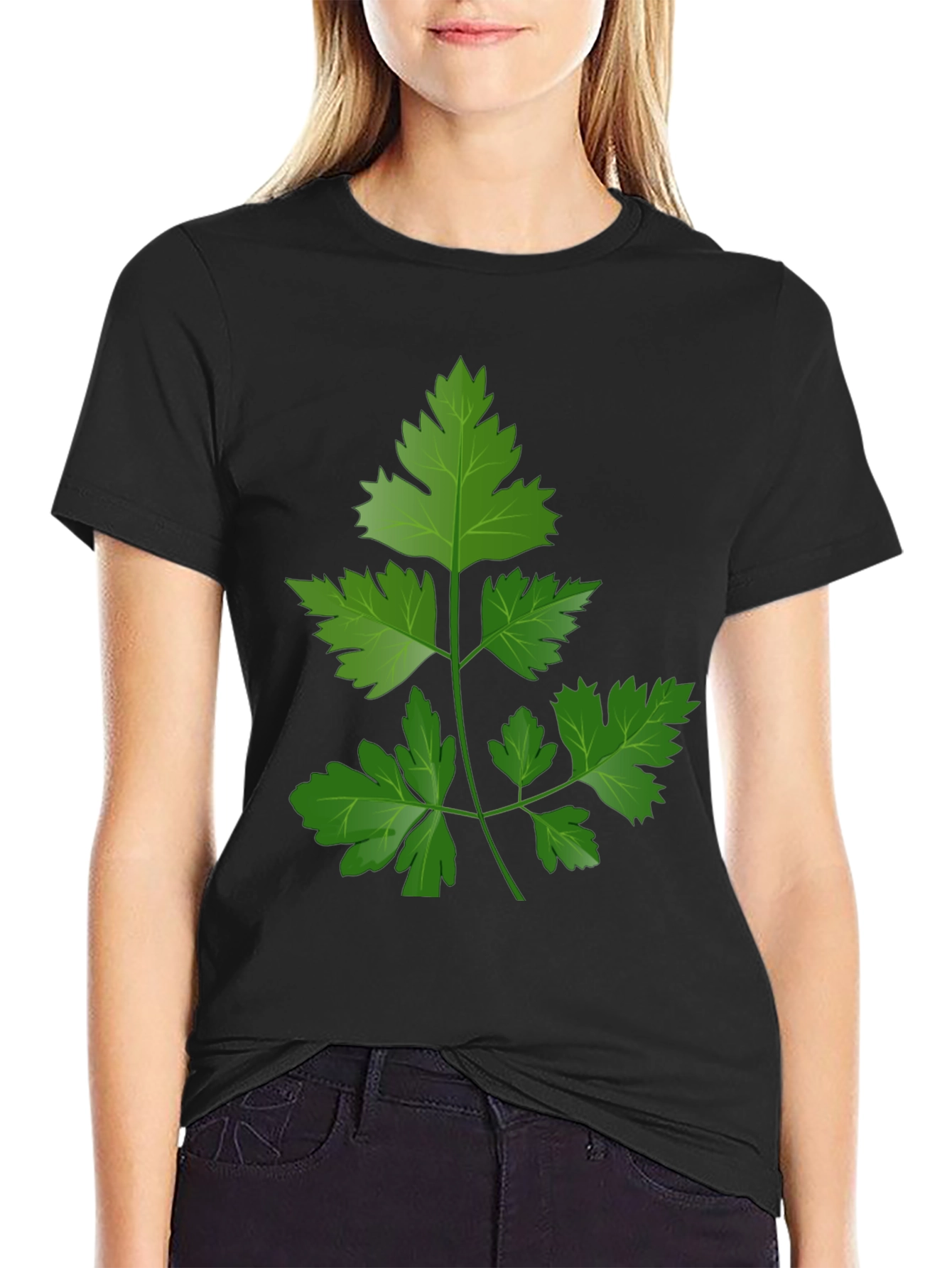 Parsley Graphic T-Shirt - Fresh Herb Design