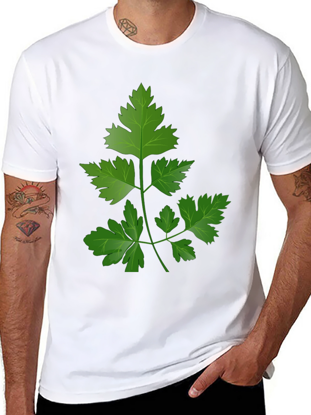 Parsley Graphic T-Shirt - Fresh Herb Design