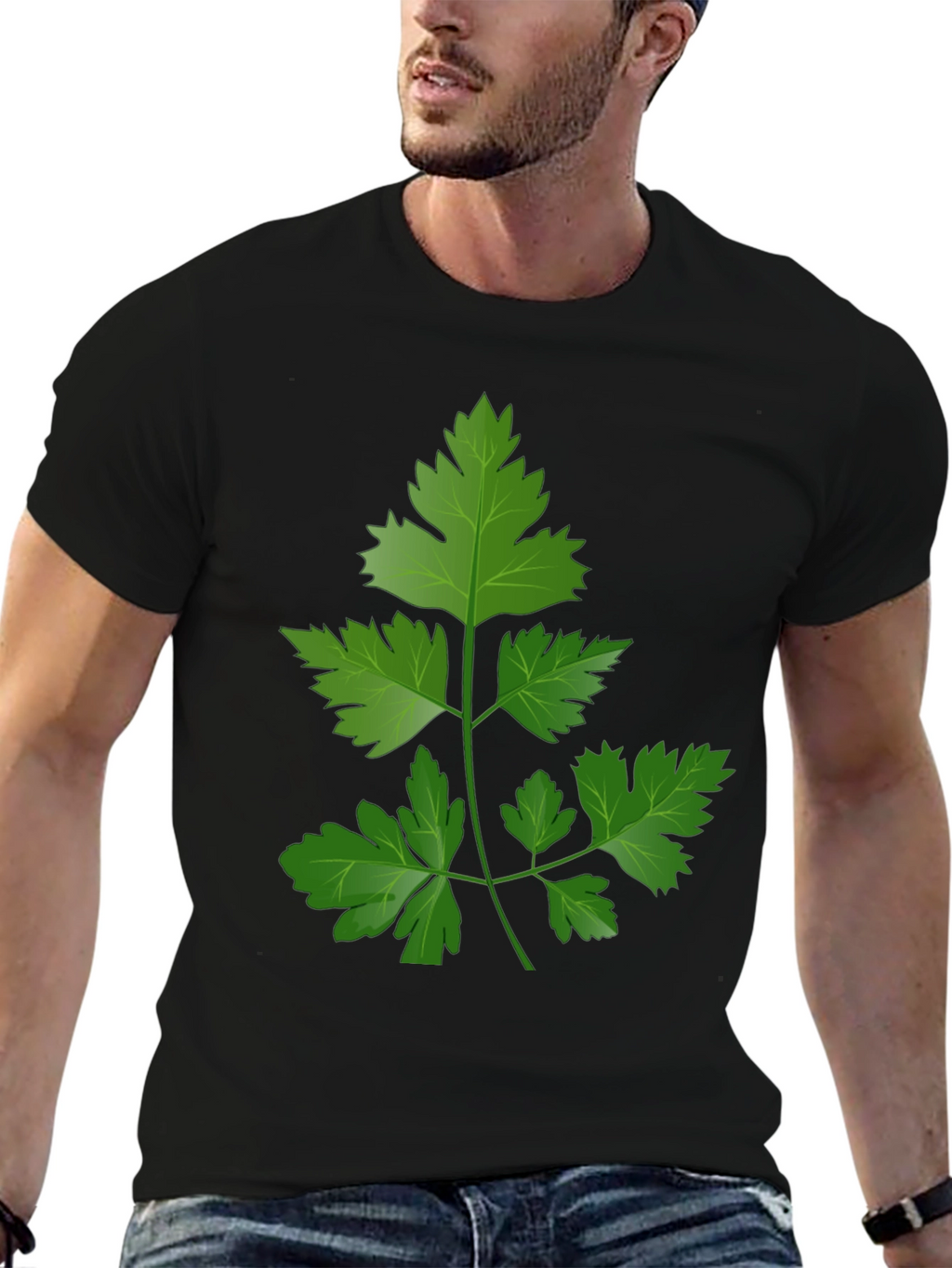 Parsley Graphic T-Shirt - Fresh Herb Design