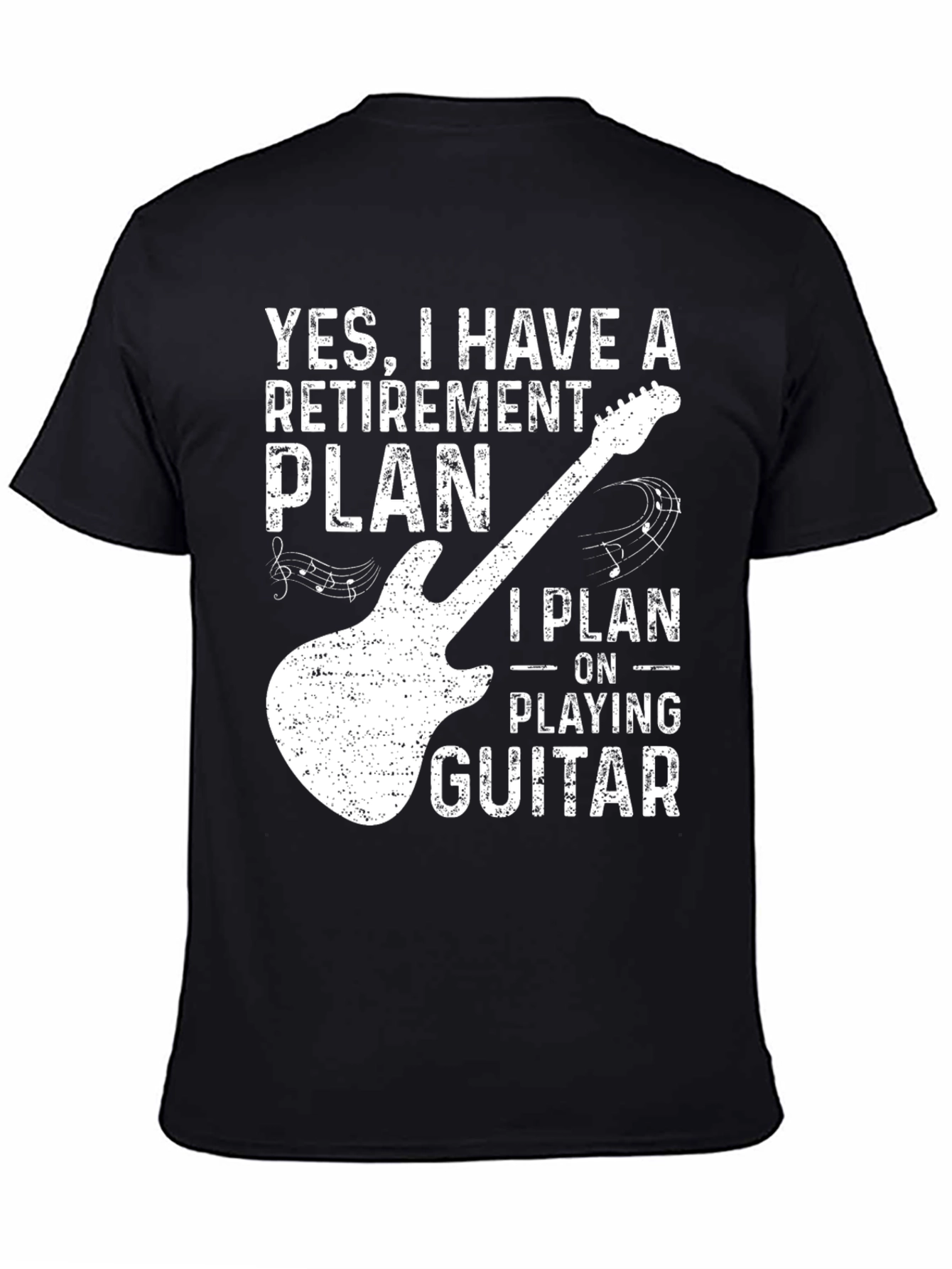 Retirement Plan Guitar T-Shirt