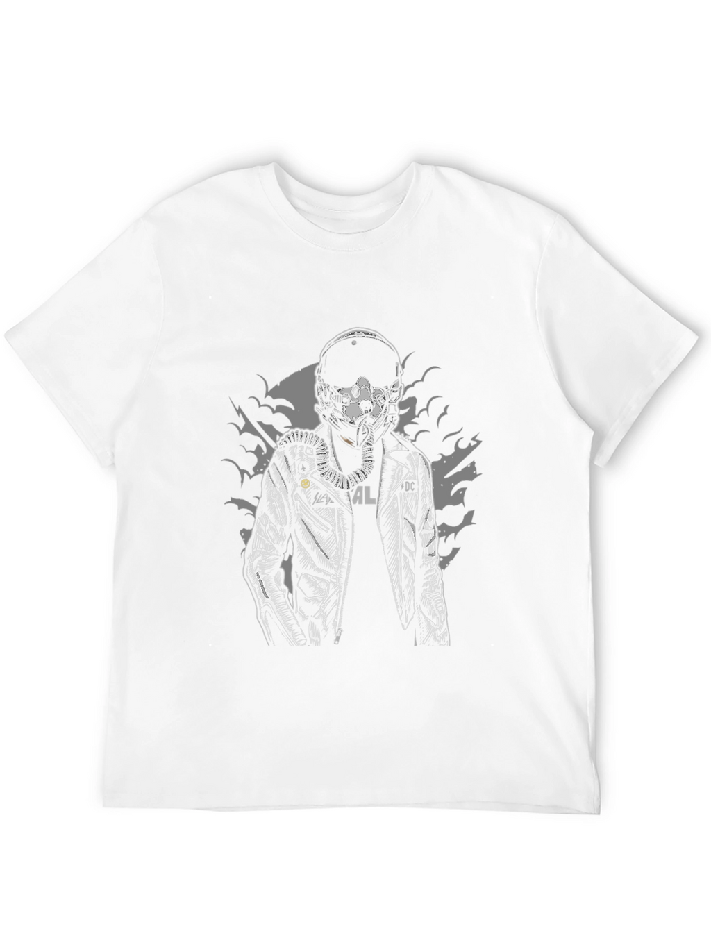 Sci-Fi Pilot Graphic Black T-Shirt