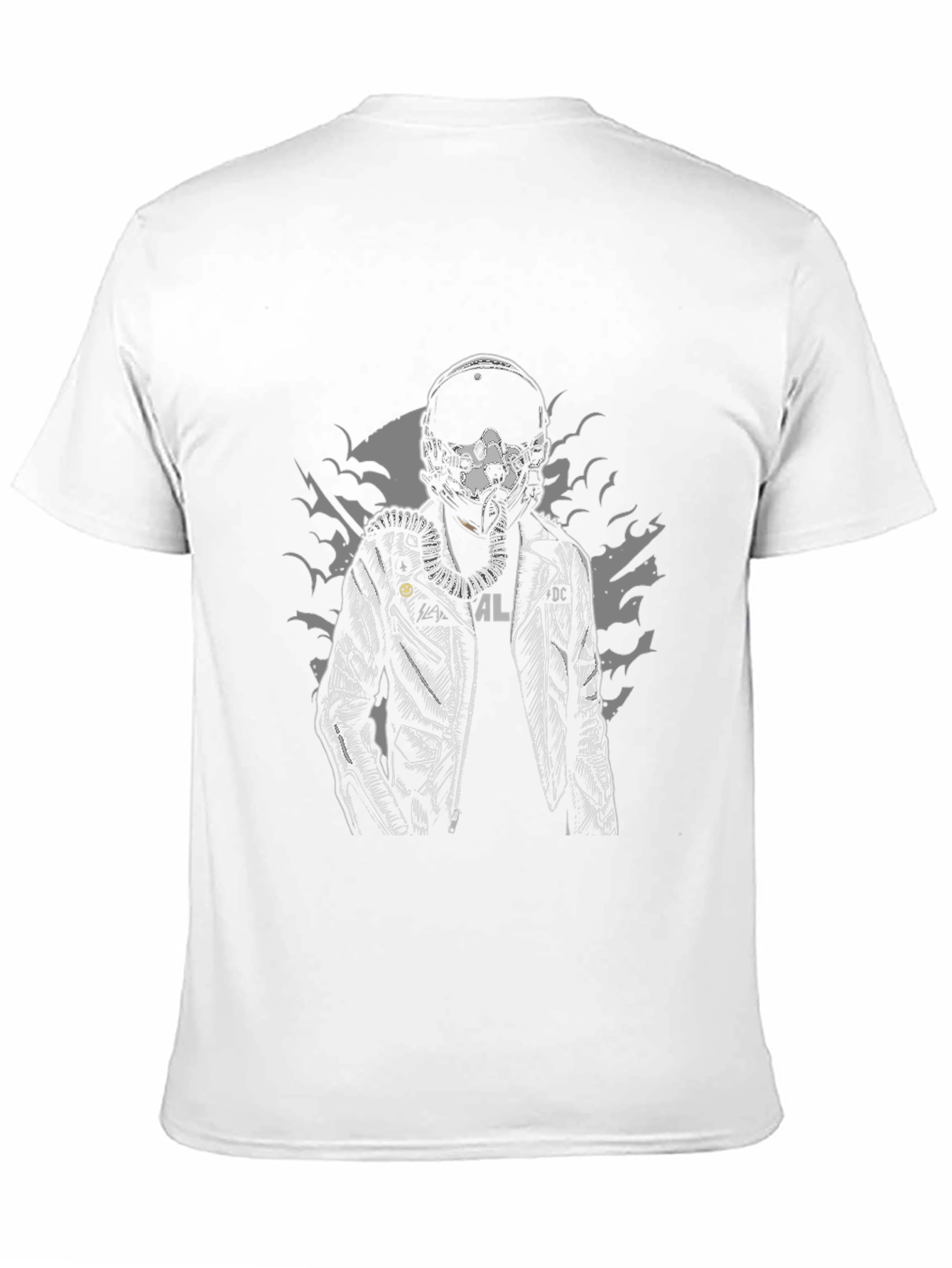 Sci-Fi Pilot Graphic Black T-Shirt