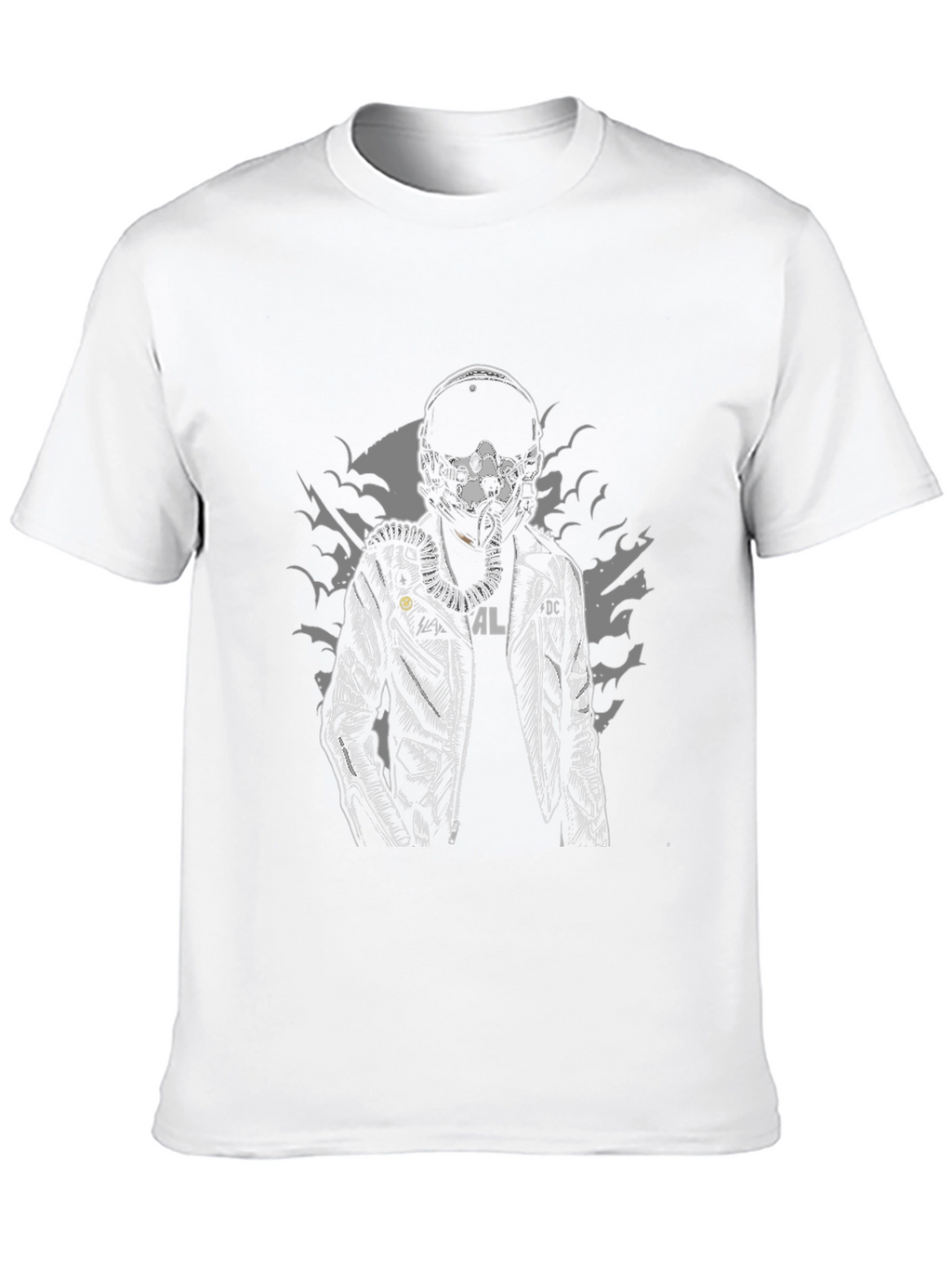 Sci-Fi Pilot Graphic Black T-Shirt