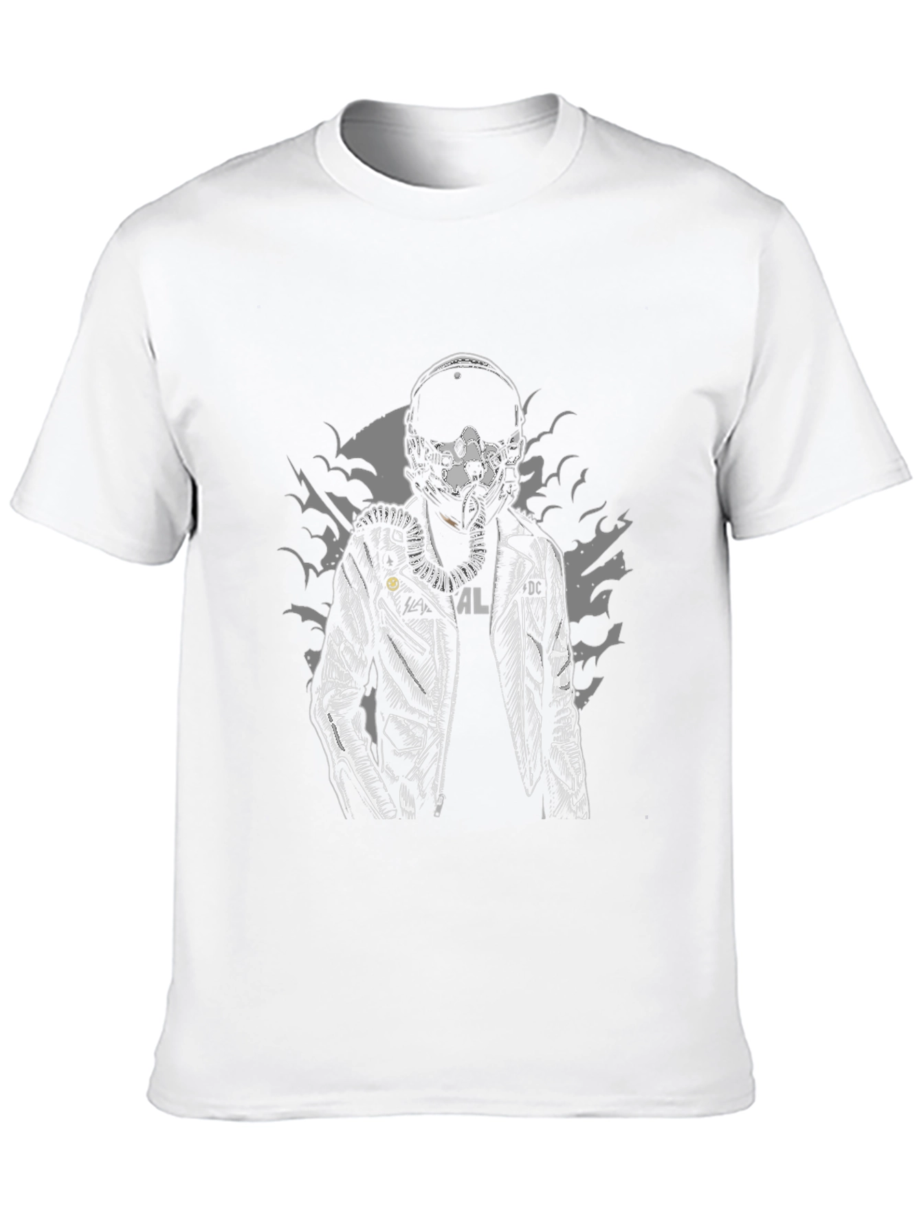 Sci-Fi Pilot Graphic Black T-Shirt
