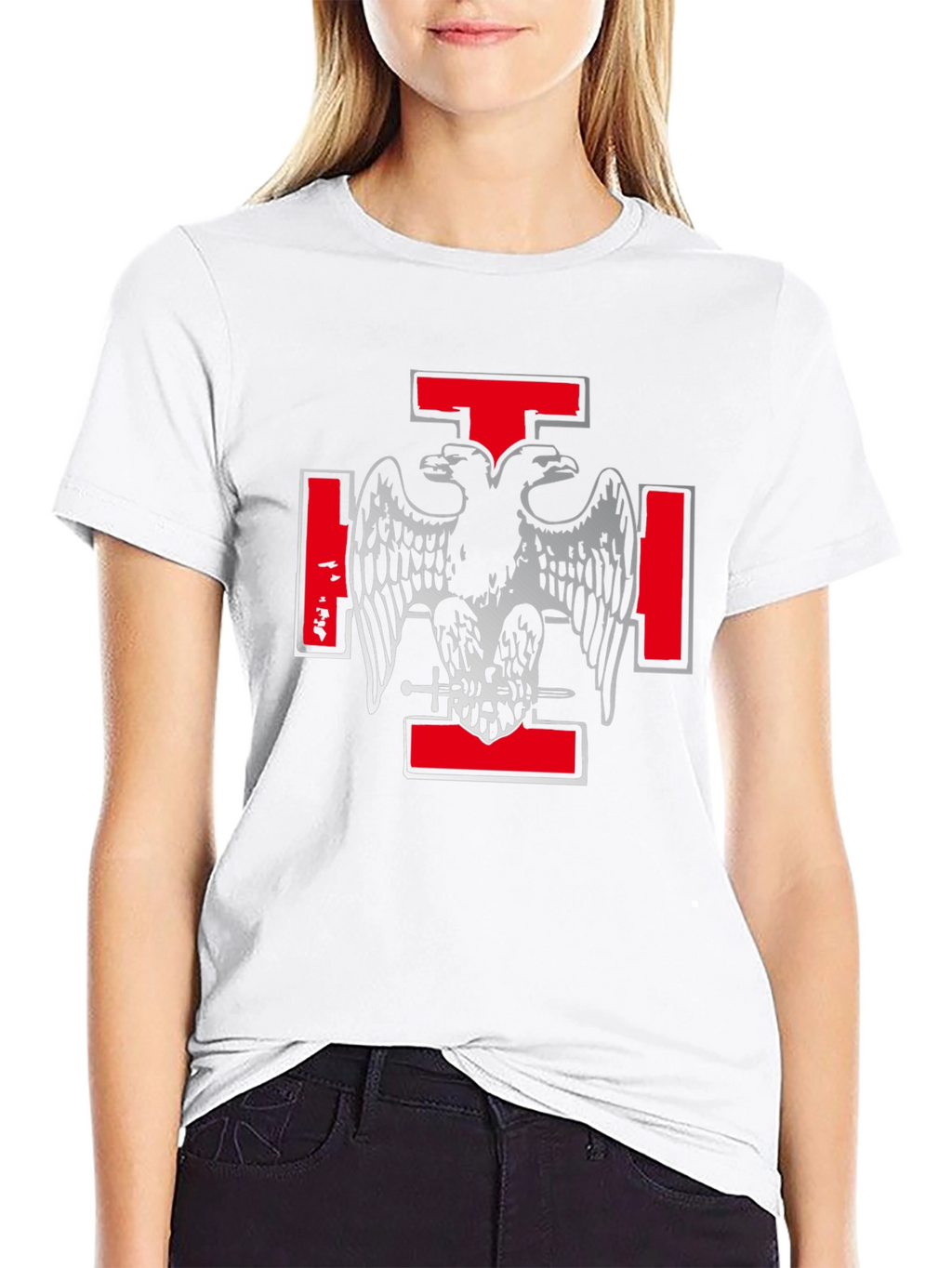 Knights Templar T-Shirt - Double Headed Eagle Design