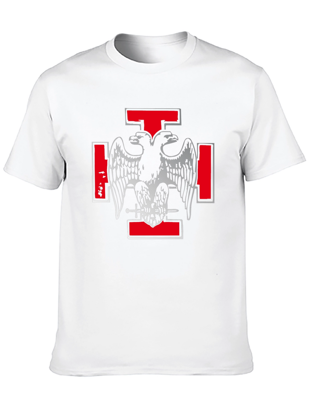 Knights Templar T-Shirt - Double Headed Eagle Design