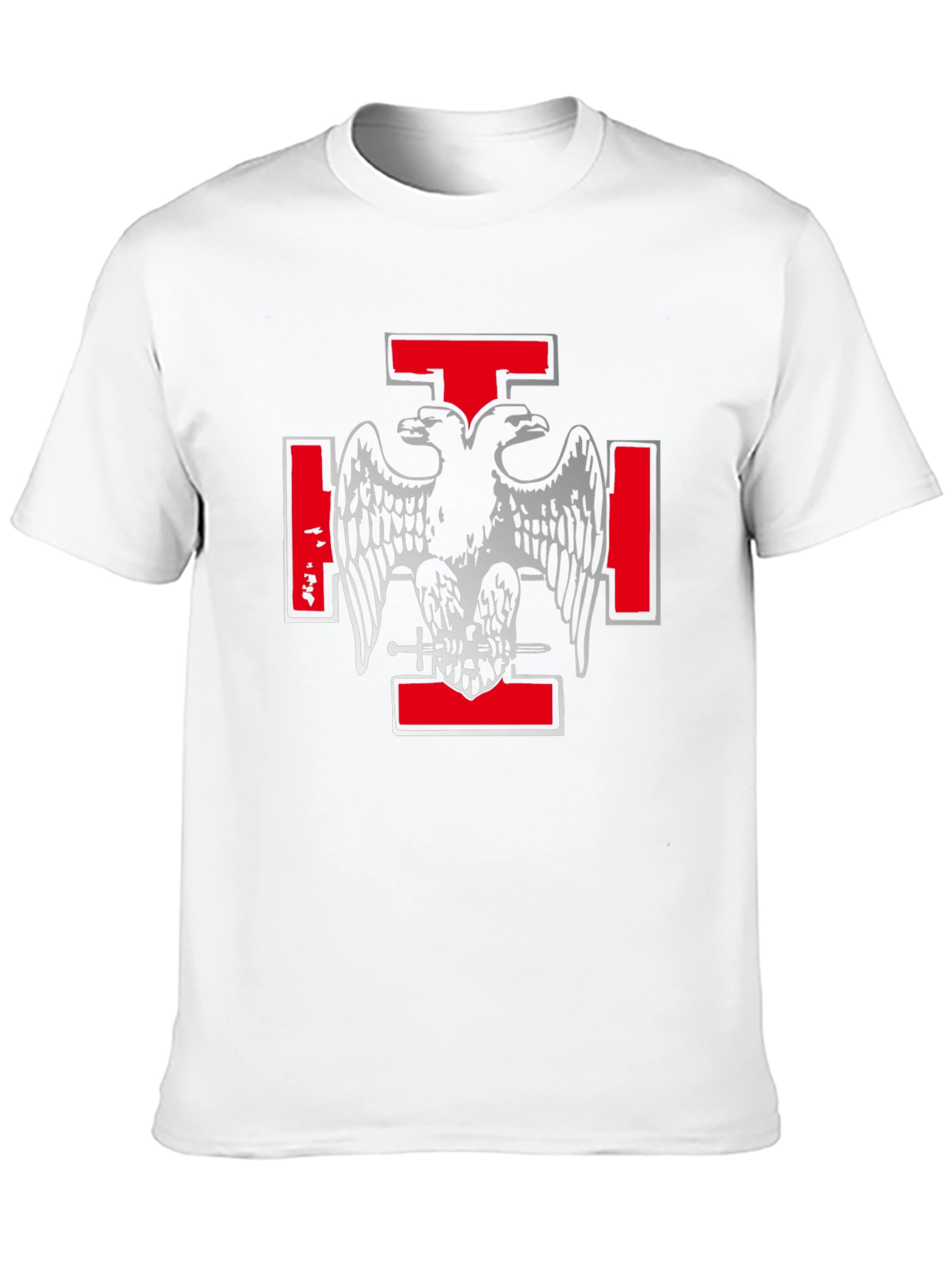 Knights Templar T-Shirt - Double Headed Eagle Design