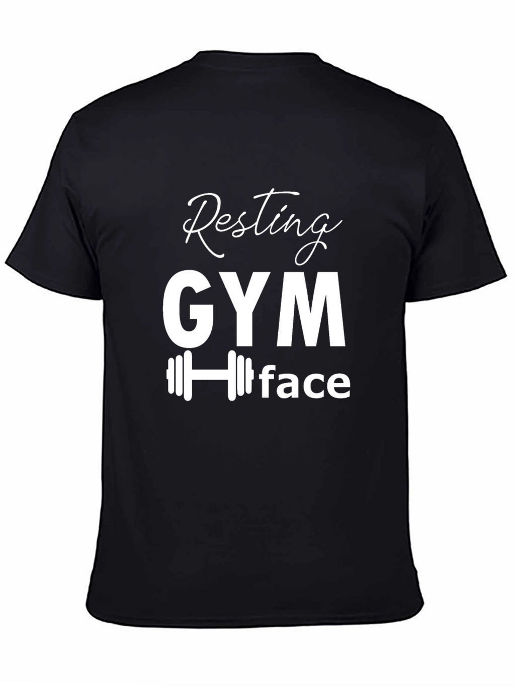 Resting Gym Face Graphic T-Shirt