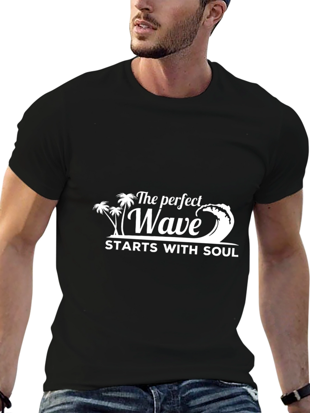 The Perfect Wave Graphic T-Shirt - Black