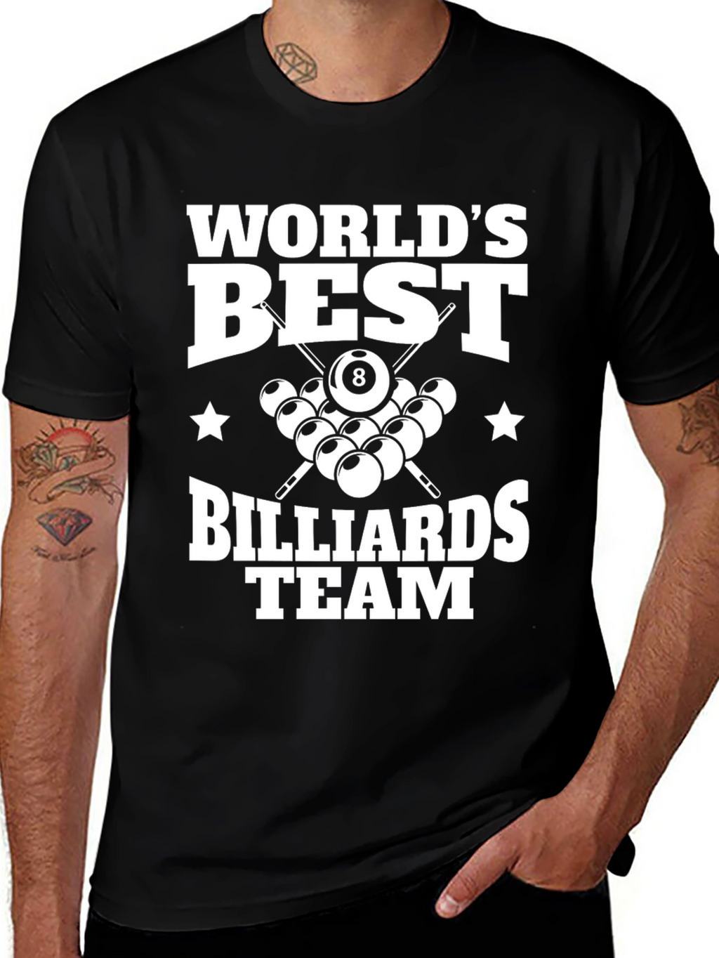 Worlds Best Billiards Team T-Shirt