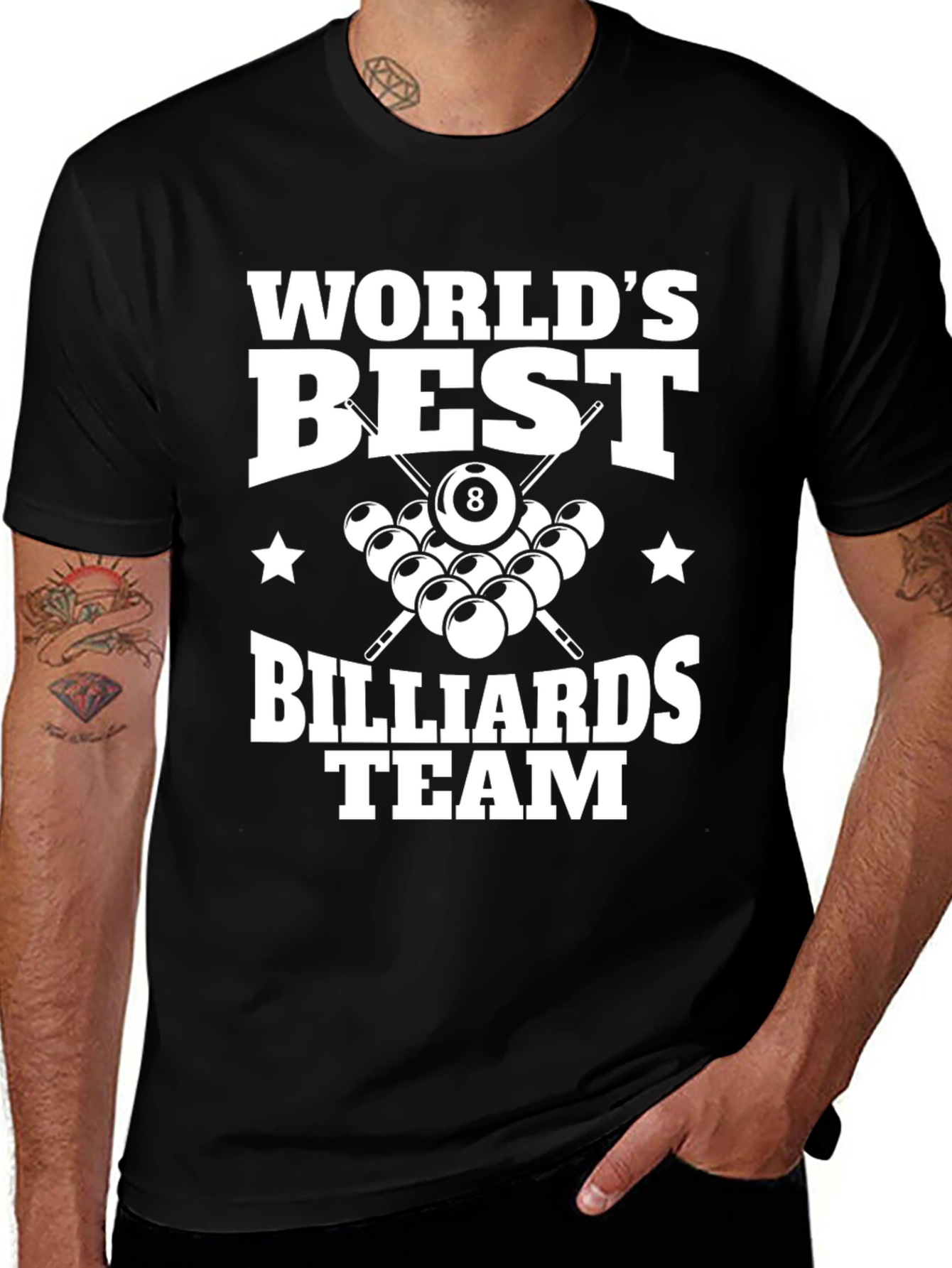 Worlds Best Billiards Team T-Shirt