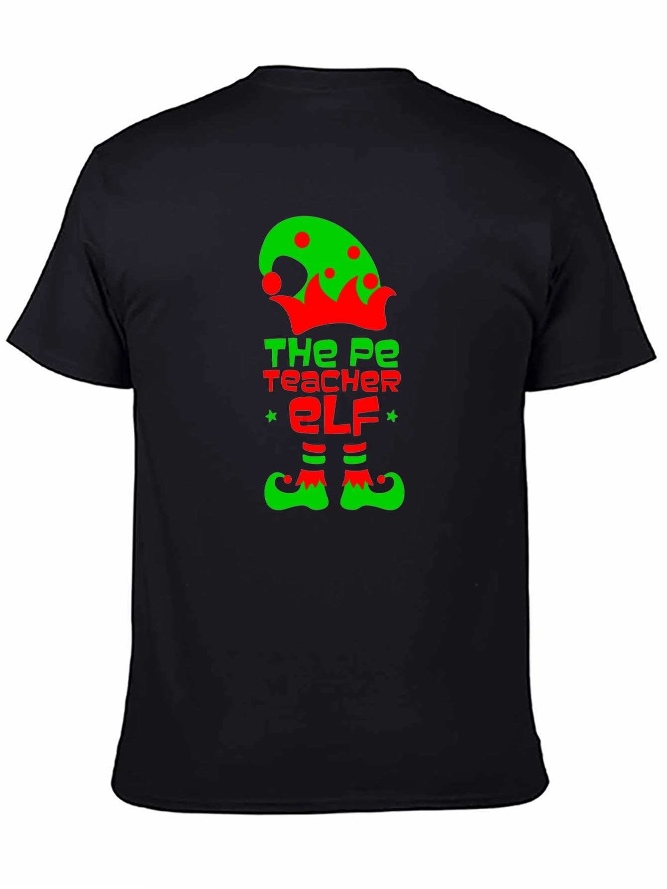 PE Teacher Elf Graphic Tee