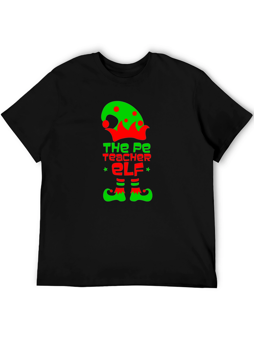 PE Teacher Elf Graphic Tee