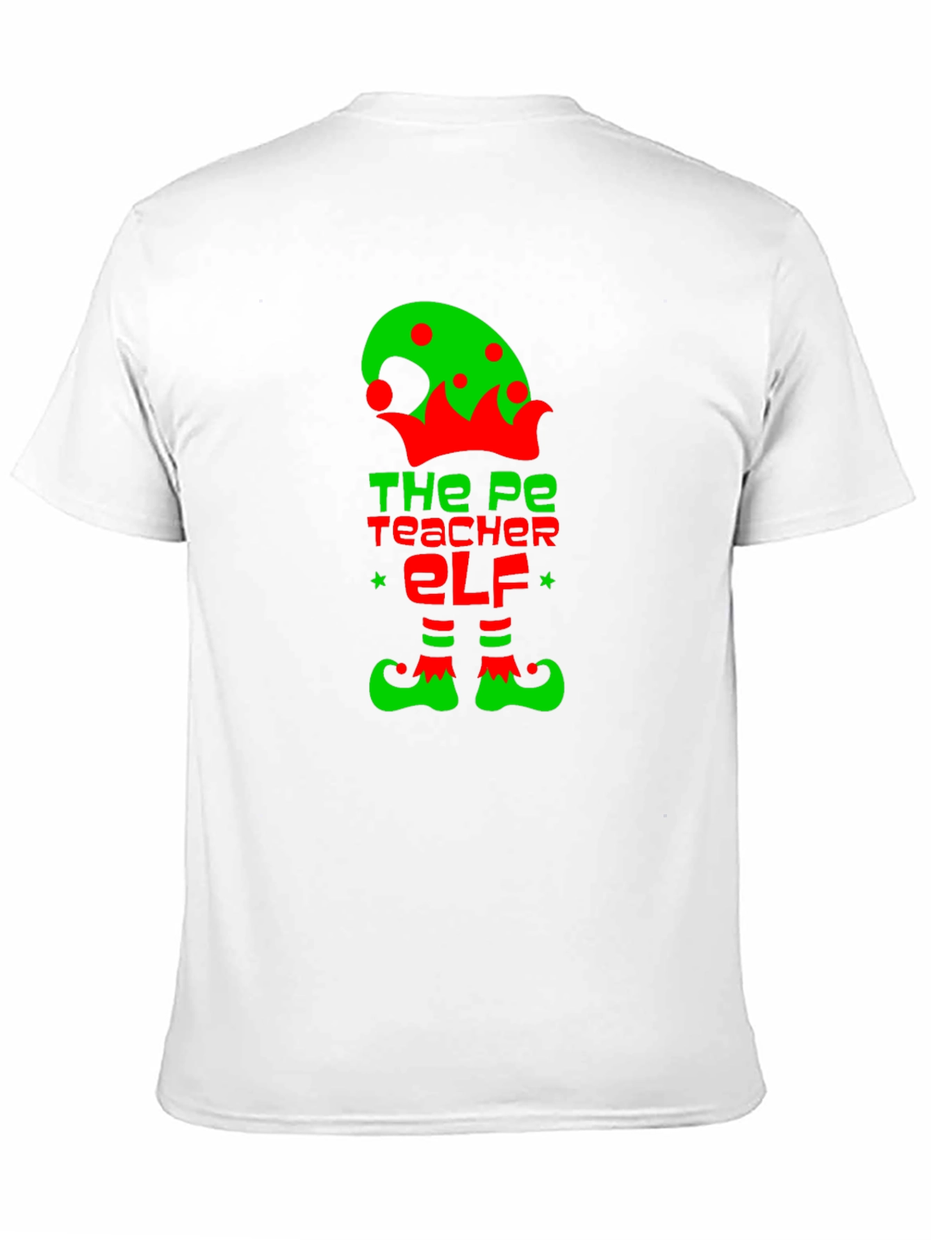 PE Teacher Elf Graphic Tee