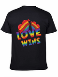 Love Wins Rainbow Graphic Tee