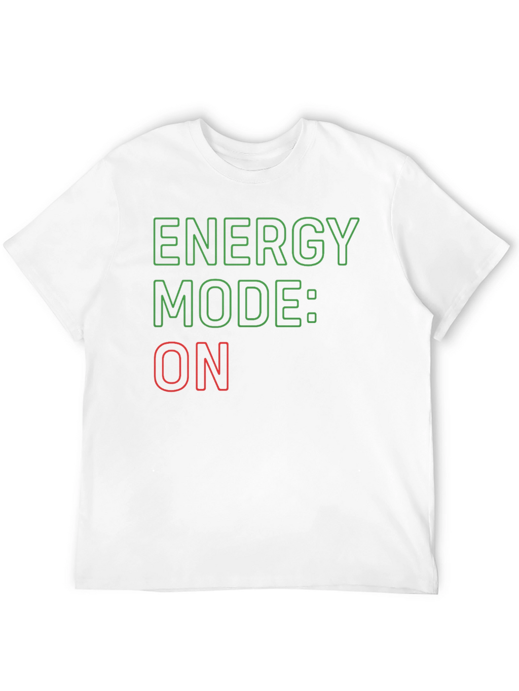 Energy Mode: ON Black Graphic Tee