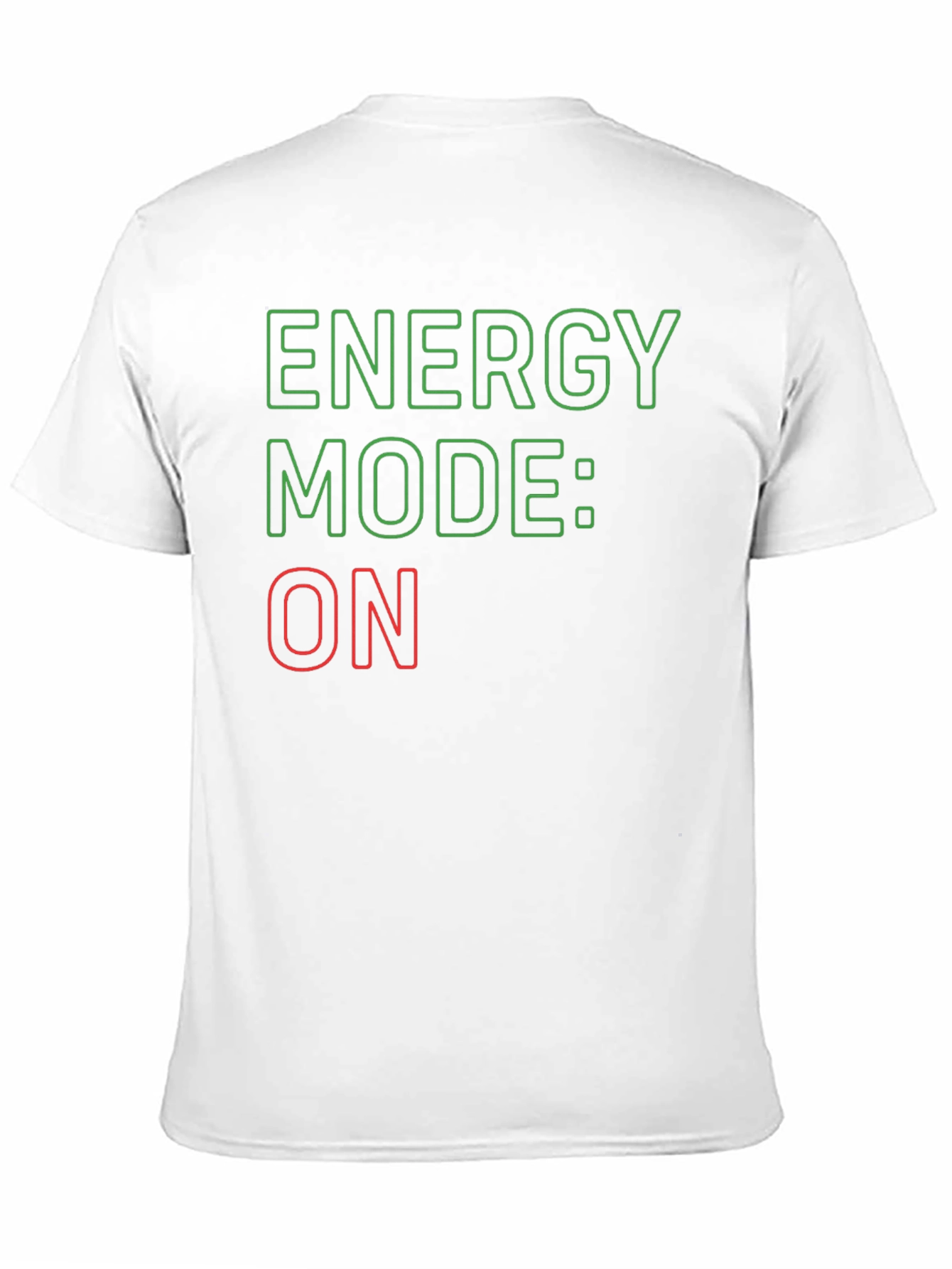 Energy Mode: ON Black Graphic Tee