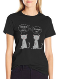 Funny Cat T-Shirt: Comedy & Revenge Humor Tee