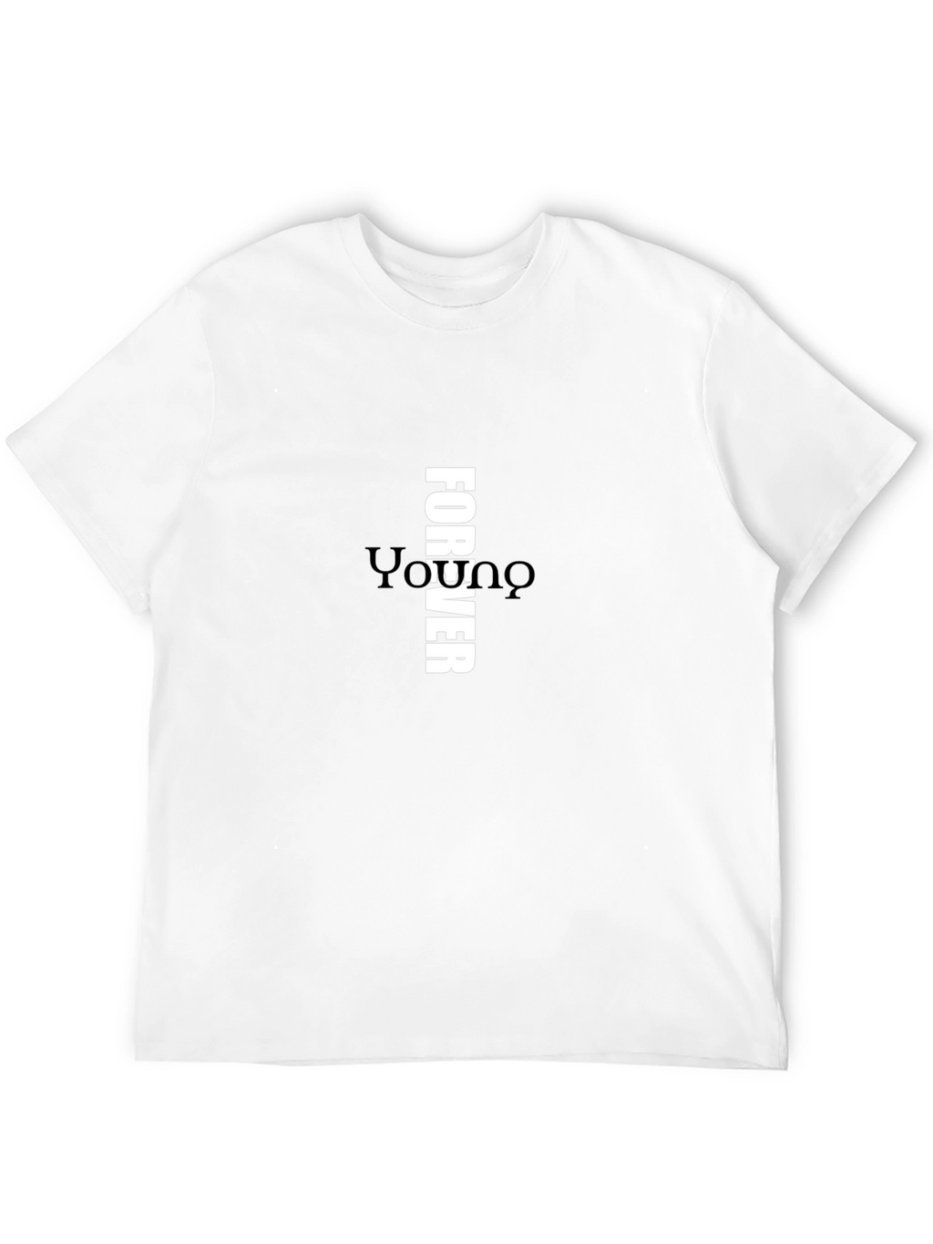 Forever Graphic Print Black T-Shirt