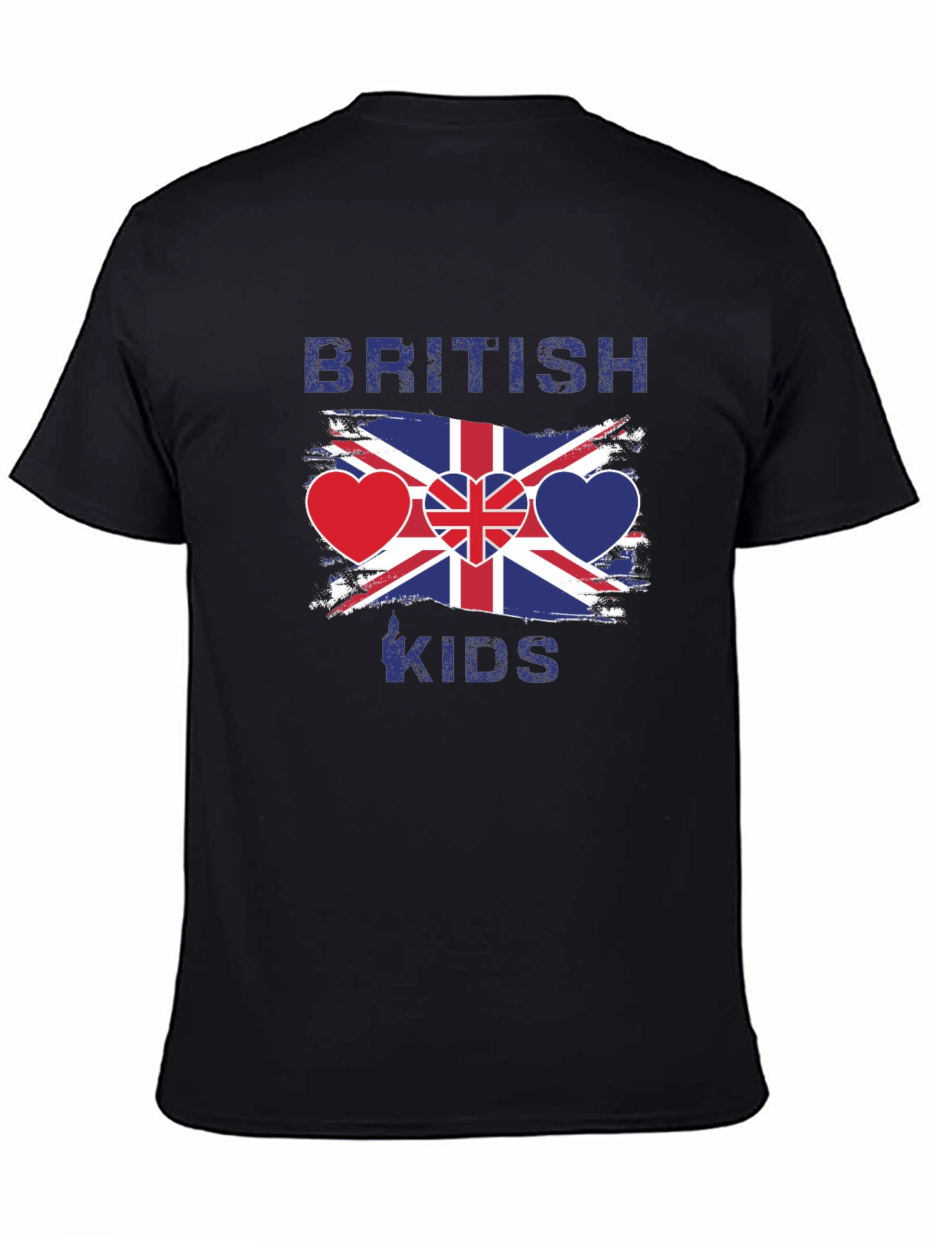British Kids Flag Heart T-Shirt