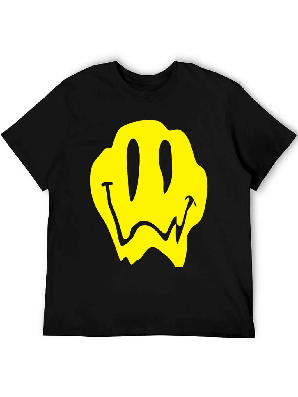 Melting Smiley Face Graphic T-Shirt