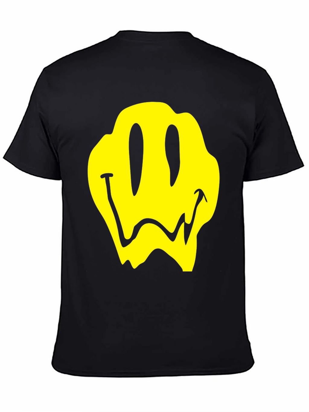 Melting Smiley Face Graphic T-Shirt