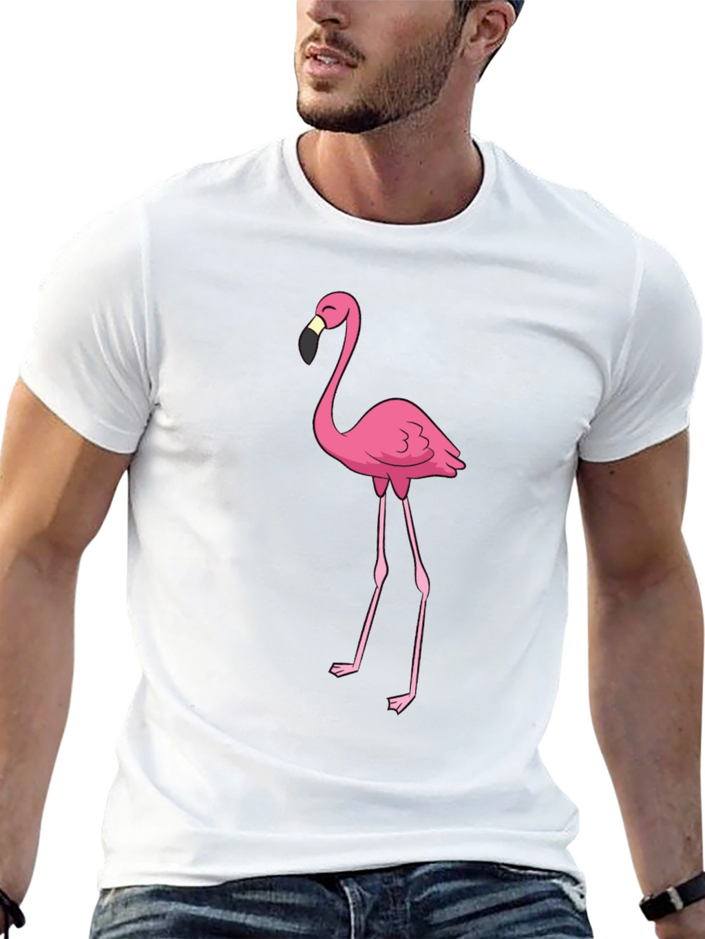 Black Flamingo Graphic Tee